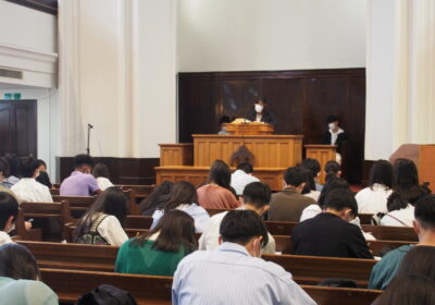 横浜指路教会での開会礼拝