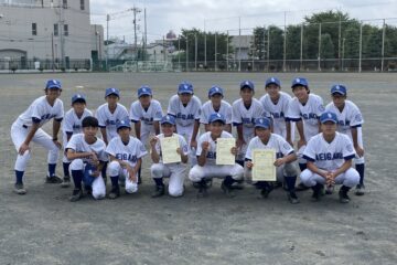 中学野球部　活動報告