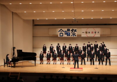 中3学年準優勝：Ｂ組　自由曲『手紙』