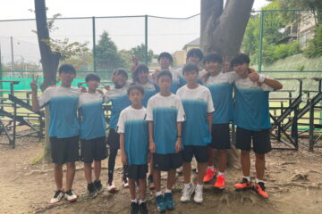 中学男子テニス部　団体戦で東京都ベスト16！！