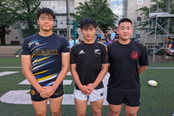 高校ラグビー部　東京都高校選抜候補選手に３名選出！