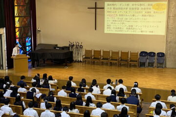 高校3年生　OBOG講演会を行いました