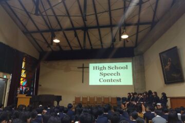 高校英語スピーチコンテストを行いました