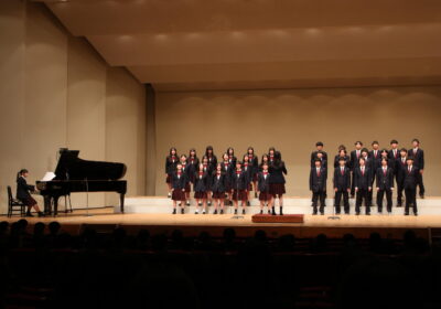 中2学年準優勝：Ｃ組　自由曲『時を越えて』