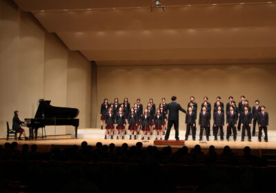 中3学年準優勝：Ｄ組　自由曲『あなたへ～旅立ちに寄せるメッセージ～』