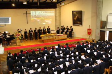 2025年度　中学校卒業証書授与式を行いました
