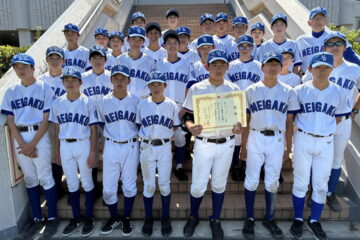 中学野球部　11ブロック夏季シード権大会　第３位