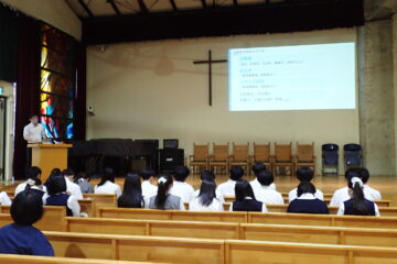 高校１年生　学部系統別進路講演会実施報告