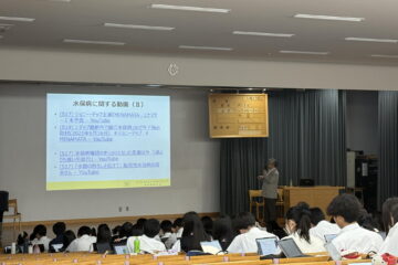 明治学院大学の先生による高校3年生への講義「教養原論」を行いました＜第8回＞